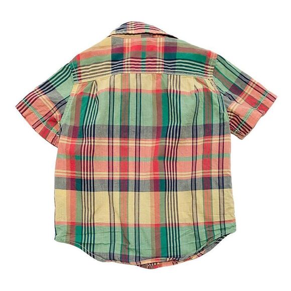 baby Gap Plaid Buttons Down Short Sleeve Shirt - Picture 3 of 3